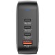 Зарядное устройство Verbatim MiniGaN 165 W 4 ports (3xUSB-C/1xUSB-A) (32216) Зарядное устройство Verbatim MiniGaN 165 W 4 ports (3xUSB-C/1xUSB-A) (32216)