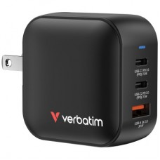 Зарядное устройство Verbatim MiniGaN 70 W 3 ports (2xUSB-C/1xUSB-A) (32229)