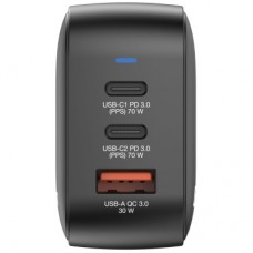 Зарядний пристрій Verbatim MiniGaN 70 W 3 ports (2xUSB-C/1xUSB-A) (32229) - Фото