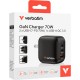 Зарядное устройство Verbatim MiniGaN 70 W 3 ports (2xUSB-C/1xUSB-A) (32229) Зарядное устройство Verbatim MiniGaN 70 W 3 ports (2xUSB-C/1xUSB-A) (32229)