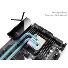 Водоблок Alphacool Core 1 Aurora Silver — AM4 / AM5 Intel LGA 1700 / LGA 1851 (13447) - Фото