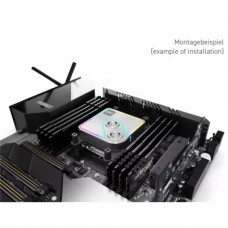 Водоблок Alphacool Core 1 Aurora Silver — AM4 / AM5 Intel LGA 1700 / LGA 1851 (13447) - Фото