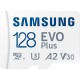 Картка пам'яті Samsung 128 GB microSDXC Class 10 UHS-I U3 V30 A2 EVO Plus+SD Adapte (MC128SA/EU)