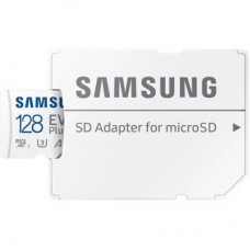 Картка пам'яті Samsung 128 GB microSDXC Class 10 UHS-I U3 V30 A2 EVO Plus+SD Adapte (MC128SA/EU) - Фото