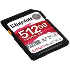 Карта памяти Kingston 512GB SDXC class 10 UHS-II U3 Canvas React Plus (SDR2V6/512GB) - Фото