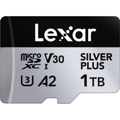 Карта памяти Lexar 1TB microSDXC class 10 UHS-I U3 V30 A2 Professional Silver (LMSSIPL001T-BNANG)