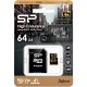 Карта памяти Silicon Power 64GB microSDXC class 10 UHS-I U3 V30 A1 High Endurance (SP064GBSTXDV3V1HSP)