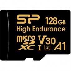 Карта памяти Silicon Power 128GB microSDXC class 10 UHS-I U3 V30 A1 High Endurance (SP128GBSTXDV3V1HSP) - Фото