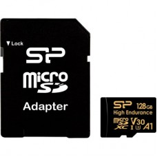 Карта памяти Silicon Power 128GB microSDXC class 10 UHS-I U3 V30 A1 High Endurance (SP128GBSTXDV3V1HSP) - Фото