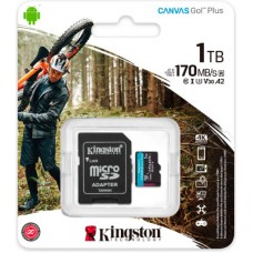 Картка пам'яті Kingston 1 TB microSDXC сlass 10 UHS-I U3 V30 A2 Canvas Go Plus G4 (SDCG4/1TB) - Фото