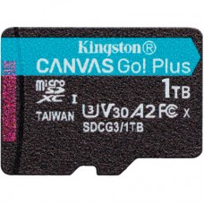 Карта памяти Kingston 1TB microSDXC сlass 10 UHS-I U3 V30 A2 Canvas Go Plus G4 (SDCG4/1TBSP)
