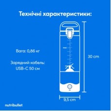 Блендер NUTRIBULLET NBP003PU - Фото