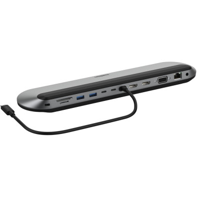 Концентратор Belkin USB-C 11in1 Multimedia Pro Dock (INC014BTSGY)