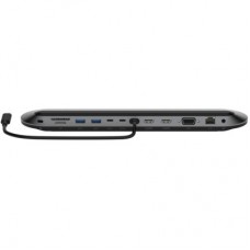 Концентратор Belkin USB-C 11in1 Multimedia Pro Dock (INC014BTSGY) - Фото