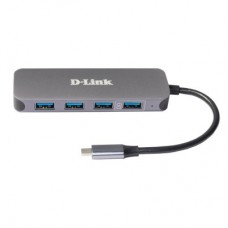 Концентратор D-Link DUB-2340 3xUSB3.0 1xUSB3.0 1xUSB (DUB-2340) - Фото