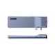 Концентратор Armorstandart For MacBook M-Series HDMI 4K, RJ45, PD, 3USB, SD, microSD Grey (ARM69367)