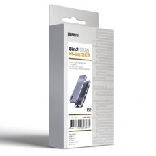 Концентратор Armorstandart For MacBook M-Series HDMI 4K, RJ45, PD, 3USB, SD, microSD Grey (ARM69367) Концентратор Armorstandart For MacBook M-Series HDMI 4K, RJ45, PD, 3USB, SD, microSD Grey (ARM69367) - Фото