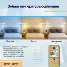 Вентилятор XoKo LED Fan Light 001 (XK-FL-001) - Фото