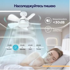 Вентилятор XoKo LED Socket Fanlight 2000 (XK-SFL-2000) - Фото