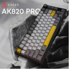 Клавіатура Ajazz AK820 Pro Flying Fish Switch Purple RGB USB/Wireless/Bluetooth UA Purple (AK820PRO-FF-PWB) Клавіатура Ajazz AK820 Pro Flying Fish Switch Purple RGB USB/Wireless/Bluetooth UA Purple (AK820PRO-FF-PWB) - Фото