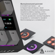 Клавіатура Ajazz AK820 Pro Flying Fish Switch Purple RGB USB/Wireless/Bluetooth UA Purple (AK820PRO-FF-PWB) Клавіатура Ajazz AK820 Pro Flying Fish Switch Purple RGB USB/Wireless/Bluetooth UA Purple (AK820PRO-FF-PWB) - Фото