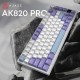 Клавиатура Ajazz AK820 Pro Gift Switch Purple RGB USB/Wireless/Bluetooth UA Purple (AK820PRO-G-PWB) Клавиатура Ajazz AK820 Pro Gift Switch Purple RGB USB/Wireless/Bluetooth UA Purple (AK820PRO-G-PWB)