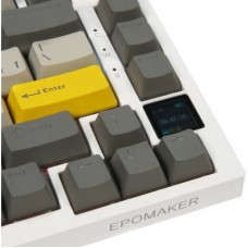 Клавиатура Epomaker AK820 Pro 75 Flying Fish Switch Hot-Swap RGB USB/Wireless/Bluetooth UA White - Фото