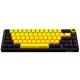 Клавиатура Lorgar KBP70MW Pro RGB Wireless/Bluetooth/USB UA Black/yellow (LRG-KBP70MW-YL-US)