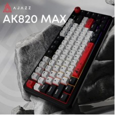 Клавиатура Ajazz AK820 MAX Avocado Switch Black RGB USB/Wireless/Bluetooth UA Black (AK820MAX-AS-BG) Клавиатура Ajazz AK820 MAX Avocado Switch Black RGB USB/Wireless/Bluetooth UA Black (AK820MAX-AS-BG) - Фото