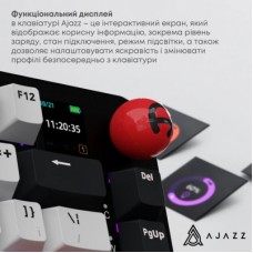 Клавиатура Ajazz AK820 MAX Avocado Switch Black RGB USB/Wireless/Bluetooth UA Black (AK820MAX-AS-BG) Клавиатура Ajazz AK820 MAX Avocado Switch Black RGB USB/Wireless/Bluetooth UA Black (AK820MAX-AS-BG) - Фото