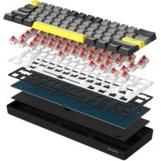 Клавиатура GamePro MK130G Pro Outemu Red Switch Hot-Swap 60 RGB USB/Wireless/Bluetooth Black (MK130G Pro) - Фото