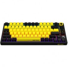 Клавиатура Lorgar KBP7075W Pro RGB Wireless/Bluetooth/USB UA Black/yellow (LRG-KBP7075W-YL-US)