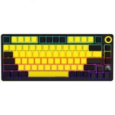 Клавиатура Lorgar KBP7075W Pro RGB Wireless/Bluetooth/USB UA Black/yellow (LRG-KBP7075W-YL-US) - Фото