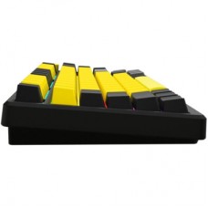 Клавиатура Lorgar KBP7075W Pro RGB Wireless/Bluetooth/USB UA Black/yellow (LRG-KBP7075W-YL-US) - Фото