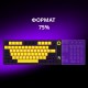Клавиатура Lorgar KBP7075W Pro RGB Wireless/Bluetooth/USB UA Black/yellow (LRG-KBP7075W-YL-US) Клавиатура Lorgar KBP7075W Pro RGB Wireless/Bluetooth/USB UA Black/yellow (LRG-KBP7075W-YL-US)