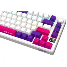 Клавиатура Lorgar KBP7075W Pro RGB Wireless/Bluetooth/USB UA White (LRG-KBP7075W-WH-US) - Фото