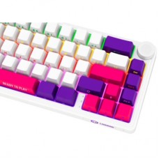 Клавиатура Lorgar KBP70MW Pro RGB Wireless/Bluetooth/USB UA White (LRG-KBP70MW-WH-US) - Фото