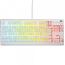 Клавіатура SteelSeries Apex 3 TKL USB UA White (64819) - Фото