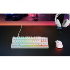 Клавіатура SteelSeries Apex 3 TKL USB UA White (64819) - Фото