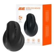 Мышка 2E MF325 Silent Wireless/Bluetooth Black (2E-MF325WBK) - Фото