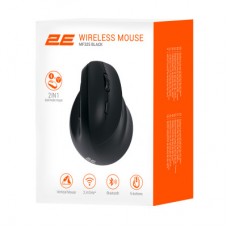Мышка 2E MF325 Silent Wireless/Bluetooth Black (2E-MF325WBK) - Фото