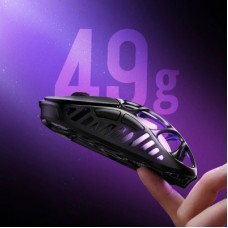Мышка GravaStar Mercury X Pro 8K Wireless/Bluetooth/USB Black (GSXPRO_BLK) - Фото