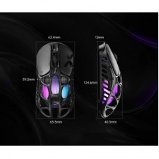 Мышка GravaStar Mercury X Pro 8K Wireless/Bluetooth/USB Black (GSXPRO_BLK) - Фото