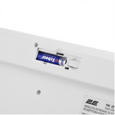 Клавіатура 2E KS260 106key Wireless UA White (2E-KS260WWH_UA) - Фото