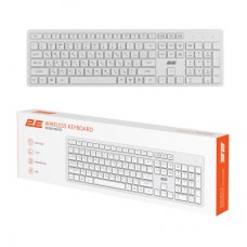 Клавіатура 2E KS260 106key Wireless UA White (2E-KS260WWH_UA) - Фото