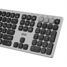 Клавіатура 2E KS270 109key Wireless UA Grey/Black (2E-KS270WBGR_UA) - Фото