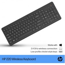 Клавіатура HP 220 Wireless UA Black (805T2AA) - Фото