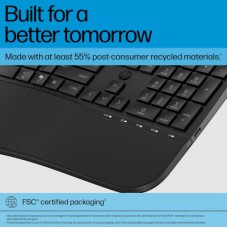 Клавіатура HP 680 Comfort Dual-Mode UA Black (8T6L8AA) - Фото