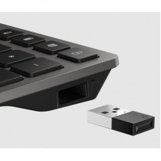 Клавиатура HP 720 Multi-Device Rechargeable Wireless/Bluetooth UA Black (9T5B1AA) - Фото