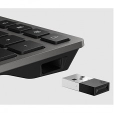 Клавиатура HP 720 Multi-Device Rechargeable Wireless/Bluetooth UA Black (9T5B1AA) - Фото